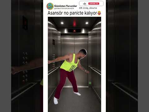 No panic asansörde kalıyor 😭