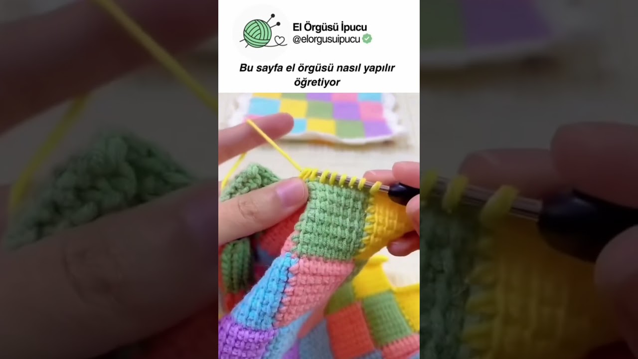 🧶 File Örgü Modeli Nasıl Yapılır? Yeni Başlayanlar İçin Kolay Anlatım #crochet #knittig #elörgüsü