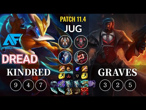 AF Dread Kindred vs Graves Jungle - KR Patch 11.4