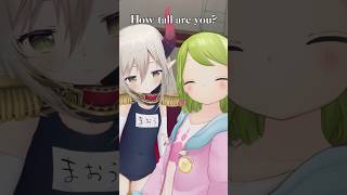 【135cm&138cm】How tall are you？#shorts #にじさんじ #えまかざ