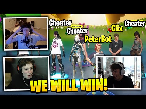 What happens when Zenn PeterBot Clix VS 3 CHEATERS