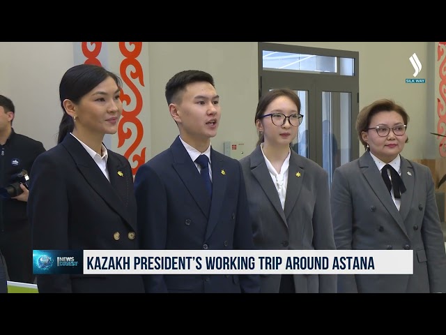 Kazakistan Devlet başkanı Astana’nın birtakım tesislerini ziyaret etti