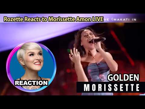 Rozette Reacts to Morissette Amon - Golden (Live at Makati) #rozette #morissetteamon #huntrix