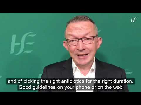 Dr. Colm Henry, Chief Clinical Officer in the HSE discusses European Antibiotic Awareness Day 2022