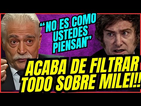 💣ASIS ACABA DE TIRAR UNA BOMBA SOBRE MILEI Y LA ECONOMIA ES MUY GRAVE
