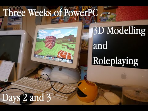 #powerpc Three Weeks of PowerPC Days 2 and 3: 3D Modelling and Roleplaying