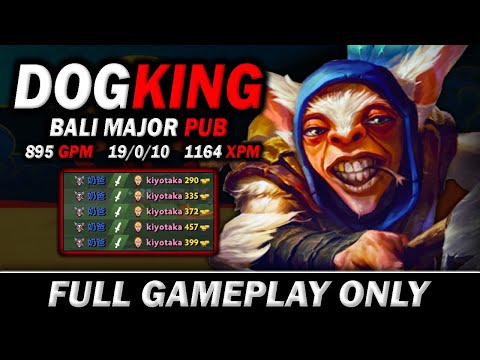DOGKING MEEPO VS LINA KIYOTAKA, BALI MAJOR PUBS - Full Gameplay Meepo #449