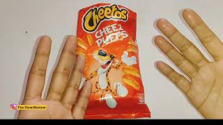 I tried Cheetos Cheez Puffs \\ Review in Hindi @The View Review