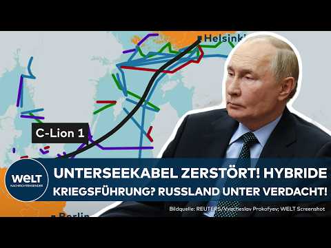 FINNLAND & DEUTSCHLAND: In Sorge! Opfer von russischer Sabotage? Unterseekabel C-Lion1 zerstört