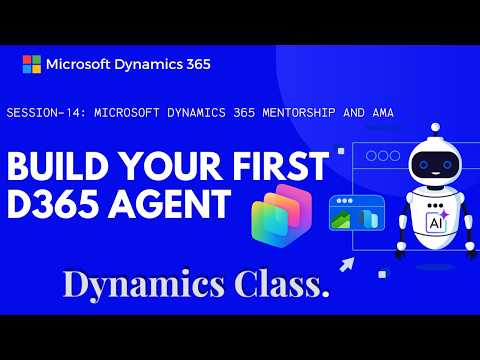 Build Your First AI Agent for Dynamics 365 | Copilot Studio & ERP MCP | ERP Mentorship & AMA-Session-14