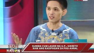 SONA - UP academic record-breaker: &#39;I was not born a genius&#39; 04/11/11