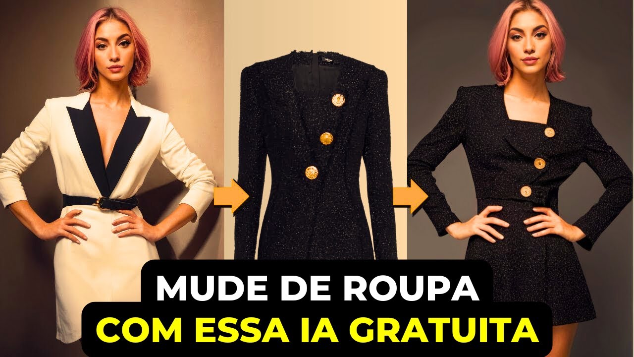 Trocar de Roupa Com DressPlay Ai | Como Mudar Roupa com Essa Nova IA Gratuita