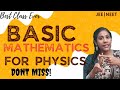 Basic Maths For Physics Basic Mathematics Trignometry Differentiation N Integration