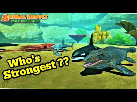 WHO IS STRONGEST AQUATICS UNIT animal revolt battle simulator