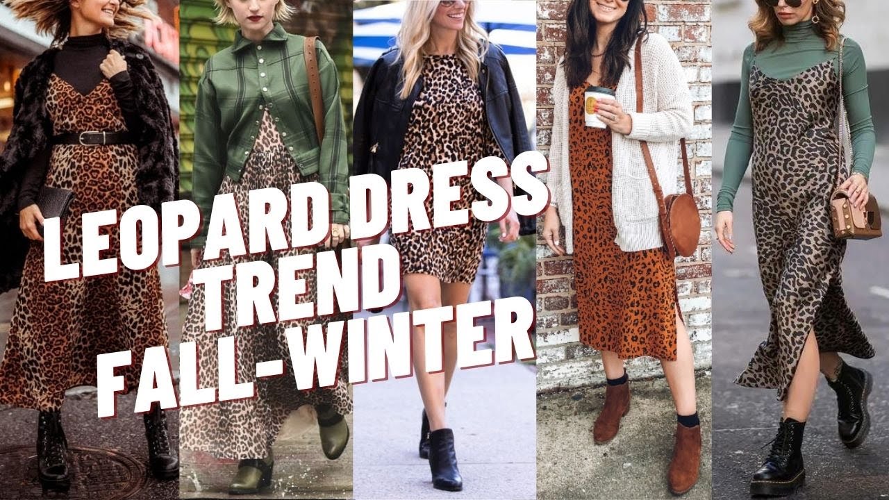 Chic Leopard Dress Outfit Ideas. How to Wear Leopard Print Dresses for Fall-Winter 2024 Fashion?