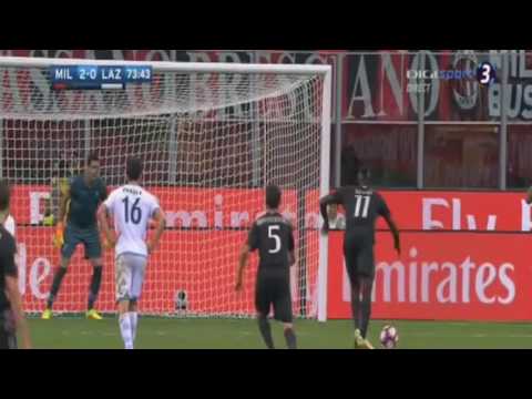 42 M'Baye Niang Penalty Goal   AC Milan vs Lazio 2 0 Serie A HD 720p