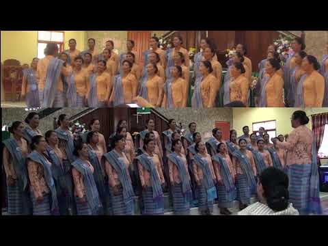 JUARA PERTAMA, KOOR INA HKBP LUMBAN BARAT, PAROMPUAN NAMARBISUK