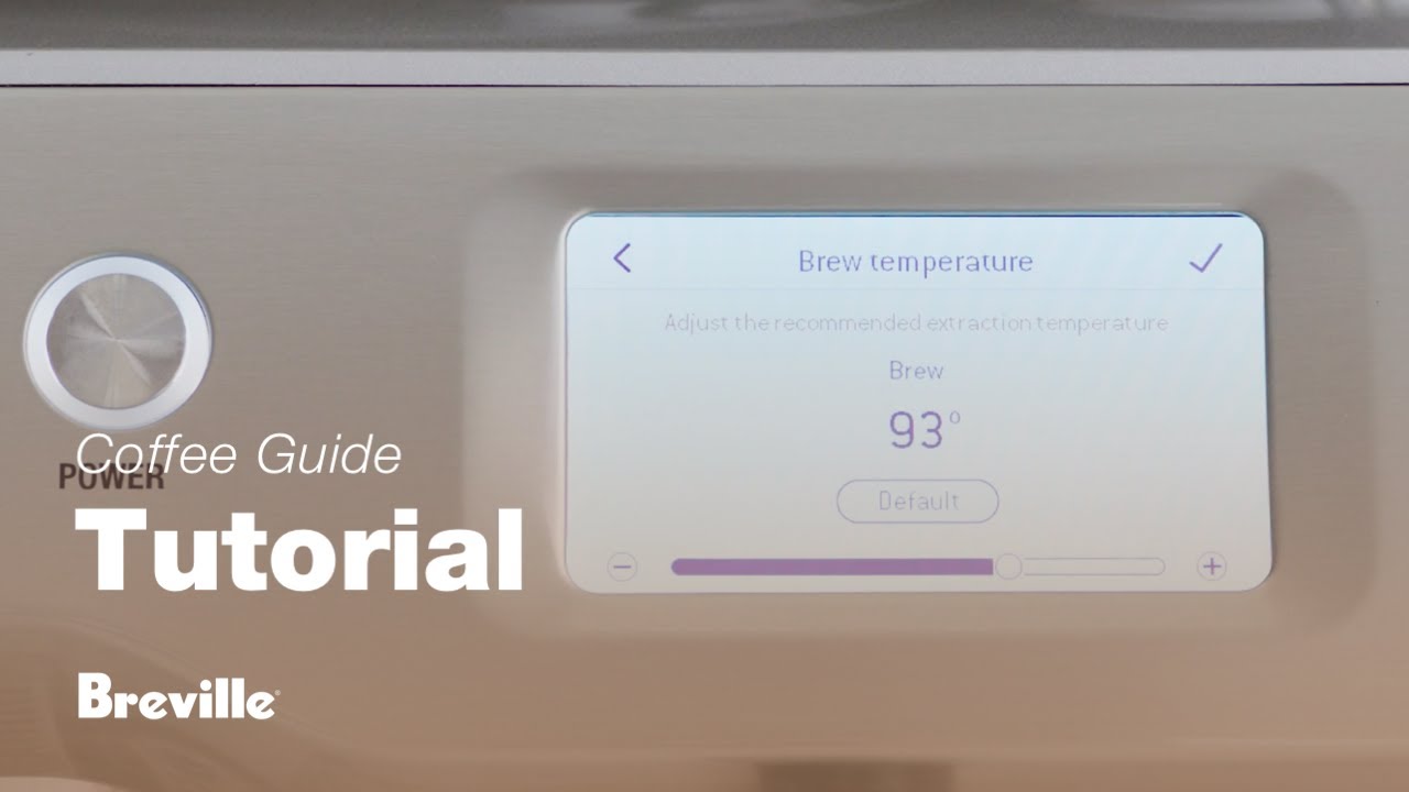How to adjust brew temperature