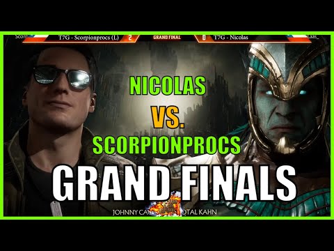 GRAND FINALS - NICOLAS VS SCORPIONPROCS  -  HADOUKEN DOJO GAMER TOURNAMENT MK11