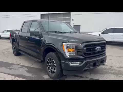 2023 Ford F-150 XLT 4WD SuperCrew 5.5' Box in Black for sale at Pine Tree Ford in Woodbridge, ON