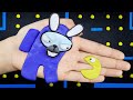 Mr Pac Saving Ms Pac From Among Us Rabbit Pacman Stop Motion PacmanStopMotion