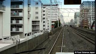 preview picture of video 'Sobu Line East-West 17 View from Front Kameido to Kinshicho 2011.02.08'