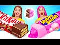 Bubble Gum Vs Chocolate Food Challenge 3 By Multi DO Challenge