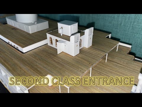 Radio Control Trumpeter 1:200 Titanic Build Part 47 - Second Class Entrance Part 1