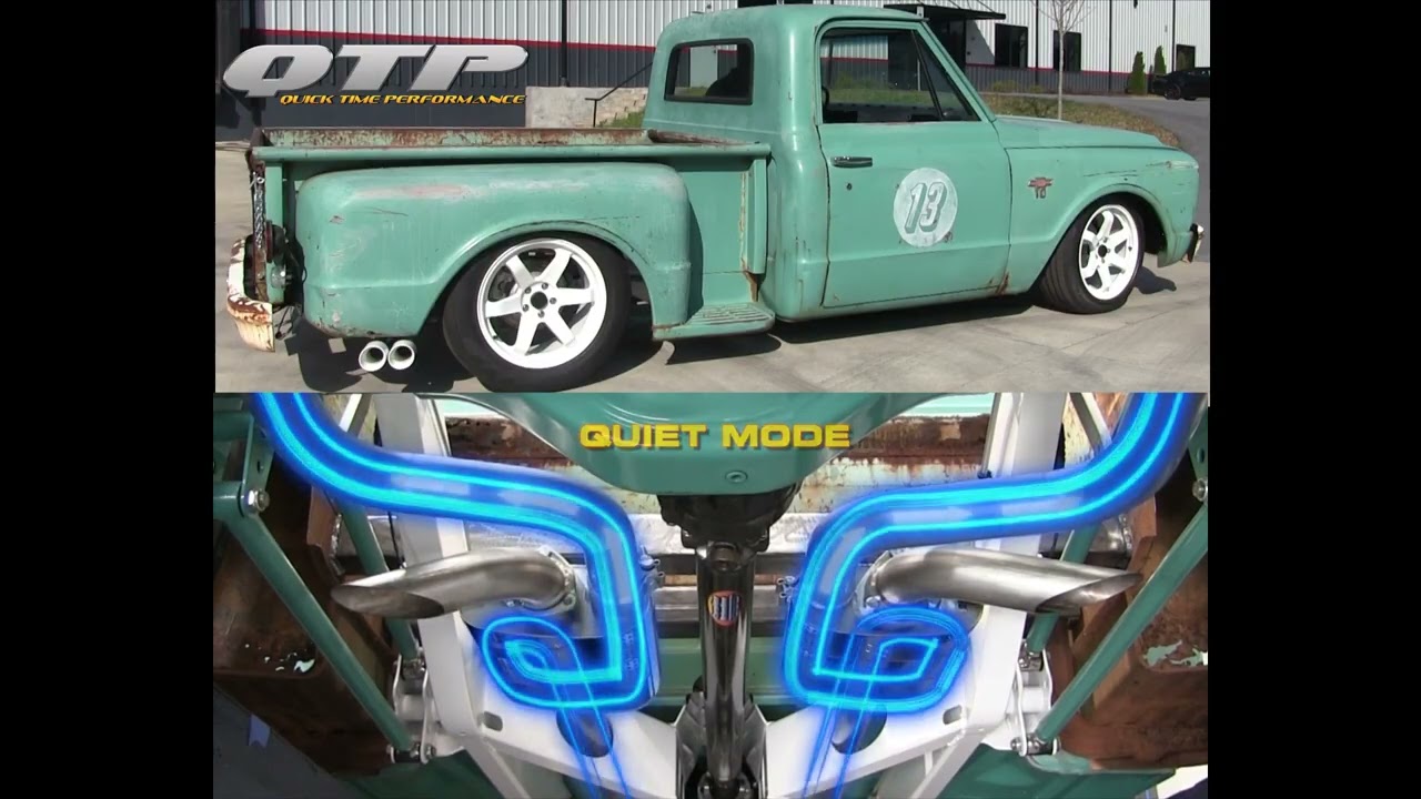 1967 C10 with Lexus V8 Swap Muffler Visualization