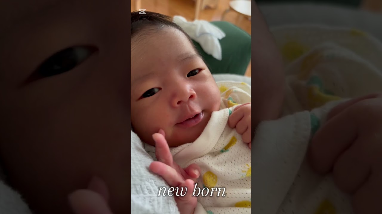 新生児から100日までの変化#新生児赤ちゃん #赤ちゃん