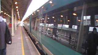 preview picture of video 'Arrivia trains wales class 143 arriving into Cardiff Central.'