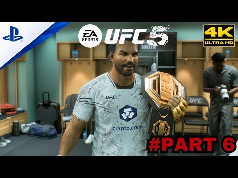 EA Sports UFC 5 (PS5) - Gameplay Walkthrough Career Mode PART 6 - (4K 60FPS)