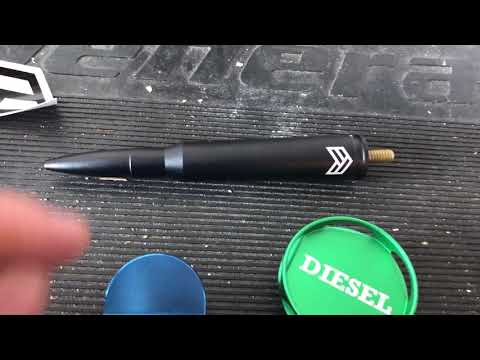 .50 Cal Ronin Factory Bullet antenna on 4th Gen RAM