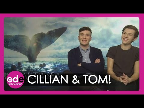 Tom Holland and Cillian Murphy on being covered with K-Y Jelly for In the Heart of the Sea