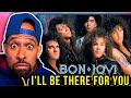 Rapper FIRST time REACTION to Bon Jovi - I'll Be There For You!! The ladies LOVE him...