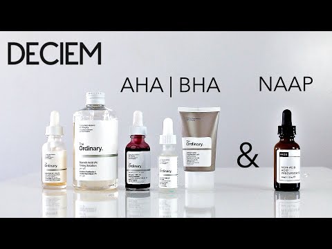 Deciem The Ordinary AHA | BHA & NIOD NAAP Review! Video