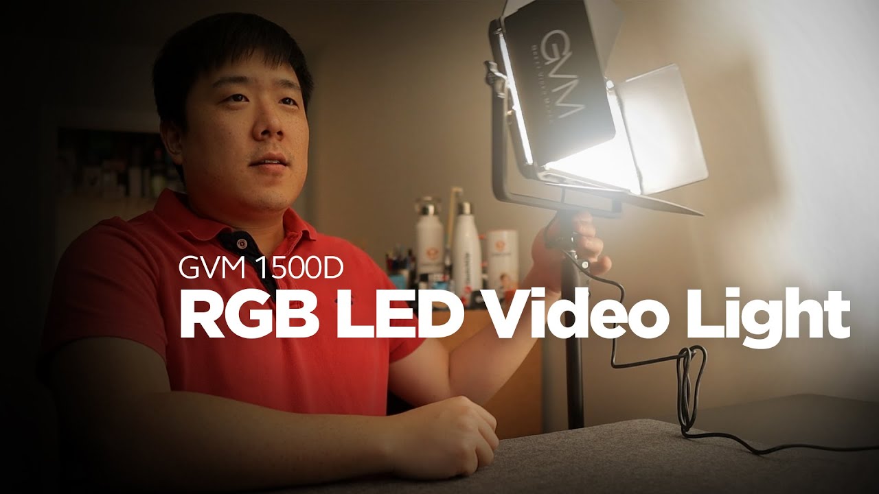 GVM 1500D RGB LED Video Light - Unboxing and Testing（同類替補：GVM 同品牌高階燈具開箱）