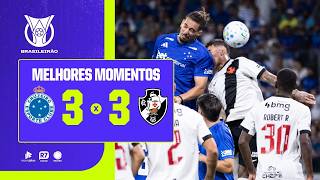CRUZEIRO 3 X 3 VASCO | MELHORES MOMENTOS DA 6ª RODADA DO BRASILEIRÃO