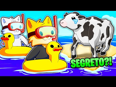 TROVO UNA MUCCA ABBANDONATA SU UN'ISOLA SEGRETA DI WOBBLY LIFE CON DRCAT! QUESTA MISSIONE È FOLLE!