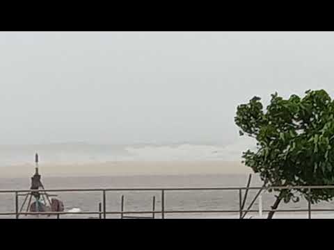 Affect of "Nivar" cycone at Marina Beach, Chennai India.