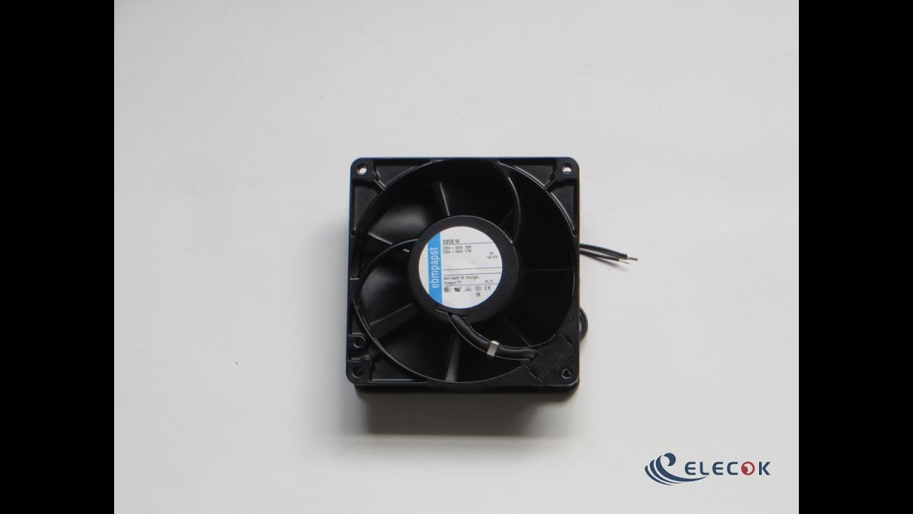 5958W 230V  50/60HZ  17/18W  2wires Cooling Fan