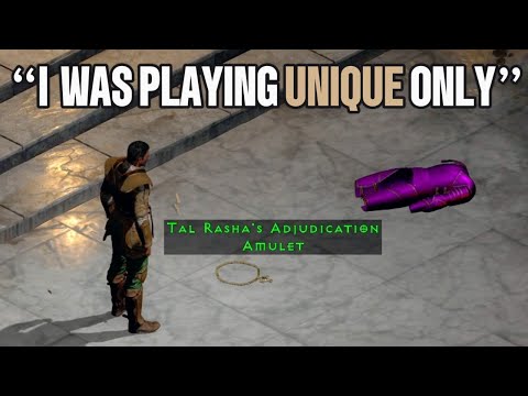 Unique Items Only Paladin | D2R HC 1 to Hell