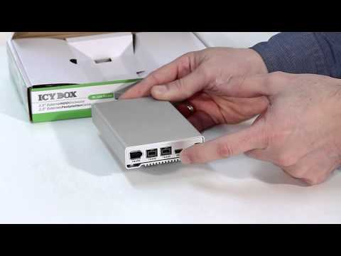 Icy Box IB-228StUE2 - Caja externa 2.5"- USB 2.0, FW400, FW800
