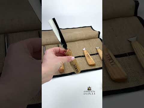 Набор стамесок для художественной резьбы начинающему 5 шт STRYI Start - фото 2 - id-p1102593315