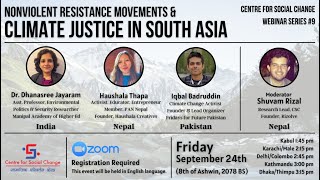 Nonviolent Movements and Climate Justice in South Asia CSC