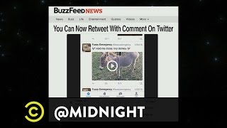 RT with Comments - I Feel Real Icky About It - @midnight with Chris Hardwick