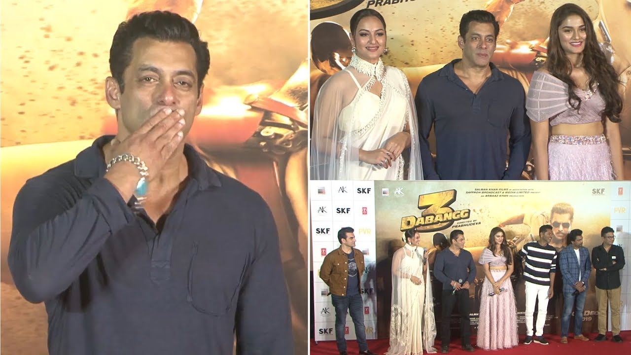 Salman Khan Dabangg 3 Trailer Launch BEST MOMENTS Back To Back | Sonakshi Sinha | Saiee Manjrekar