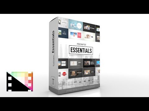 ProChapter Essentials - Professional Presentation Environments for FCPX - Pixel Film Studios