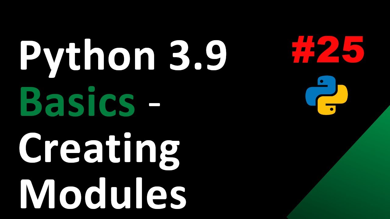 Python 3.9: Creating Modules