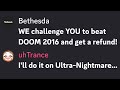Can I Beat DOOM Ultra Nightmare And Get A Refund